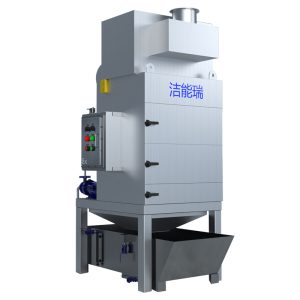Pulse cartridge dust collector, laser cutting welding fume grinding bed