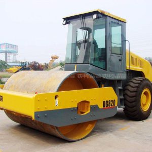 XCMG small hand-guided roller, single/double drum vibratory compactor, used for backfill soil compaction Groove lawn